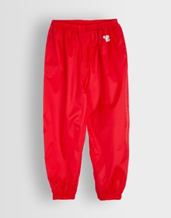 Unisex Red Waterproof Trousers