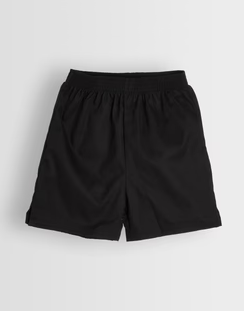 Pre-Prep Unisex Black Cotton Shorts