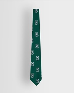 Unisex Green School Tie