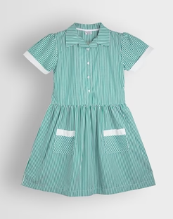 Girls Green/White Summer Dresses
