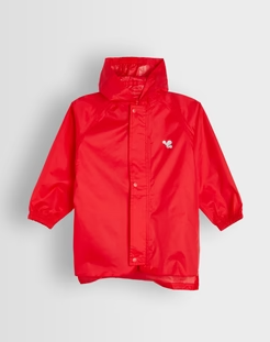 Unisex Red Waterproof Cagoule