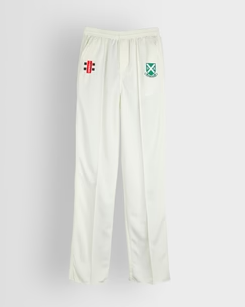 Unisex White Cricket Trousers